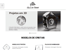 Tablet Screenshot of casadocristal.com